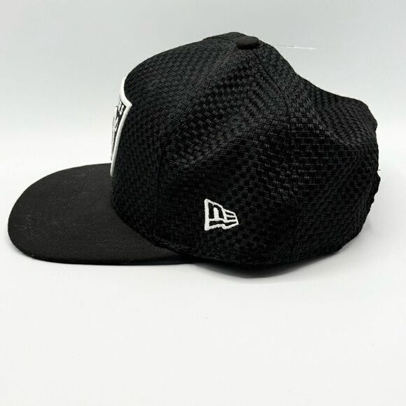 9Fifty NFL New Era Oakland Raiders Canvas Snap Back Adjustable Baseball Hat Cap - Picture 5 of 9